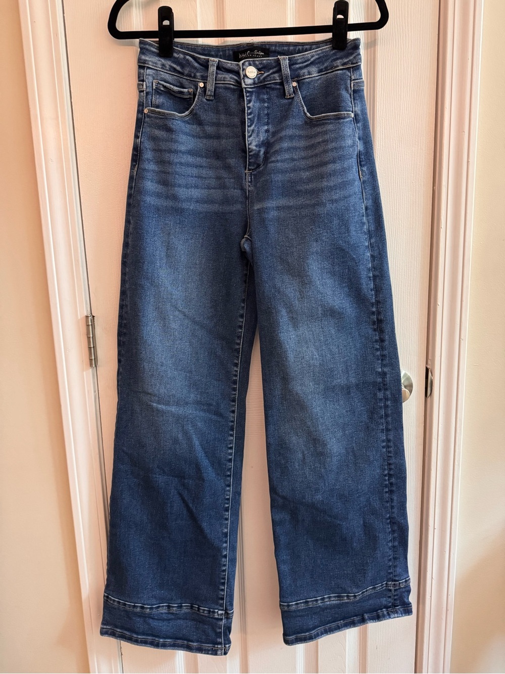Risen Jeans x Wild Oak Boutique Wide Leg Jeans Medium Wash Denim High Rise 5/27